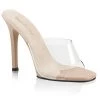 Fabulicious Shoes GALA-01 Clear-Nude