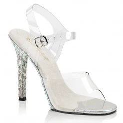Fabulicious GALA-08DM Clear/Silver Multi Rhinestone Shoes