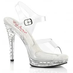 Fabulicious Shoes GLORY-508SDT Clear/Clear