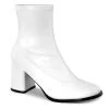 Funtasma Boots GOGO-150 White Stretch Pu
