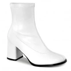 Funtasma Boots GOGO-150 White Stretch Pu