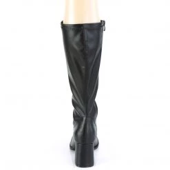 Funtasma GOGO-300-2 Black Stretch Faux Leather Boots 11 Funtasma GOGO-300-2 Black Stretch Faux Leather Boots