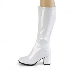 Funtasma GOGO-300-2 White Stretch Patent 10 Funtasma GOGO-300-2 White Stretch Patent