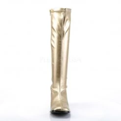 Funtasma GOGO-300 Gold Stretch Pu Boots