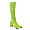 Funtasma Boots GOGO-300 Lime Green Stretch Patent 2 Funtasma Boots GOGO-300 Lime Green Stretch Patent