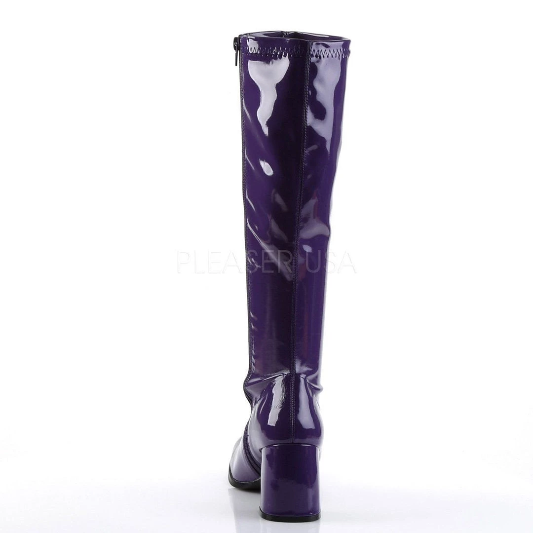 Funtasma Boots GOGO-300 Purple Stretch Patent 6 Funtasma Boots GOGO-300 Purple Stretch Patent