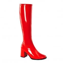 Funtasma GOGO-300 Red Stretch Patent Boots