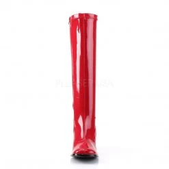 Funtasma GOGO-300 Red Stretch Patent Boots