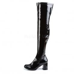 Funtasma New Arrivals GOGO-3000 Black Stretch Patent