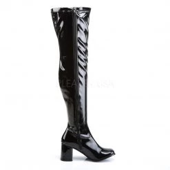 Funtasma New Arrivals GOGO-3000 Black Stretch Patent