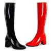 Funtasma GOGO-300HQ Black-Red Patent Boots