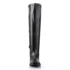 Funtasma Boots GOGO-300WC Wide Calf Black Stretch Pu