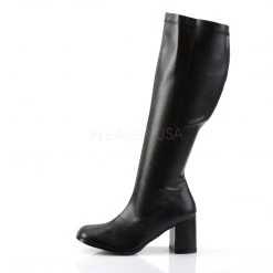 Funtasma Boots GOGO-300WC Wide Calf Black Stretch Pu