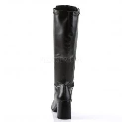 Funtasma Boots GOGO-300WC Wide Calf Black Stretch Pu