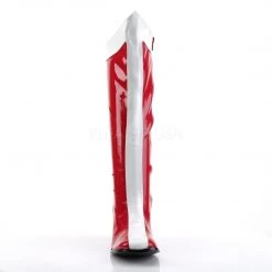 Funtasma GOGO-305 Red-White Stretch Patent New Arrivals