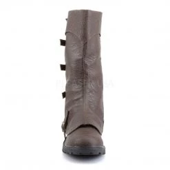 Funtasma New Arrivals GOTHAM-105 Brown Distressed Pu