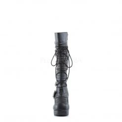 Demonia GOTHIKA-200 Black Vegan Leather Knee Boot