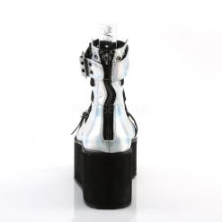 Demonia GRIP-105 Silver Hologram Sandal