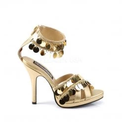 Funtasma GYPSY-03 Gold Pu Shoes