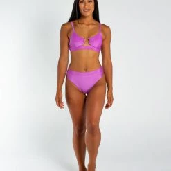 AMBR Accessories Hook Crop Neon Purple