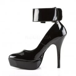 Devious Shoes INDULGE-534 Black Patent