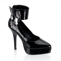 Devious Shoes INDULGE-534 Black Patent