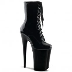 Pleaser Boots INFINITY-1020 Black Ankle Boot