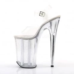 Pleaser Shoes INFINITY-908 Clear Platform Sandal 10 Pleaser Shoes INFINITY-908 Clear Platform Sandal
