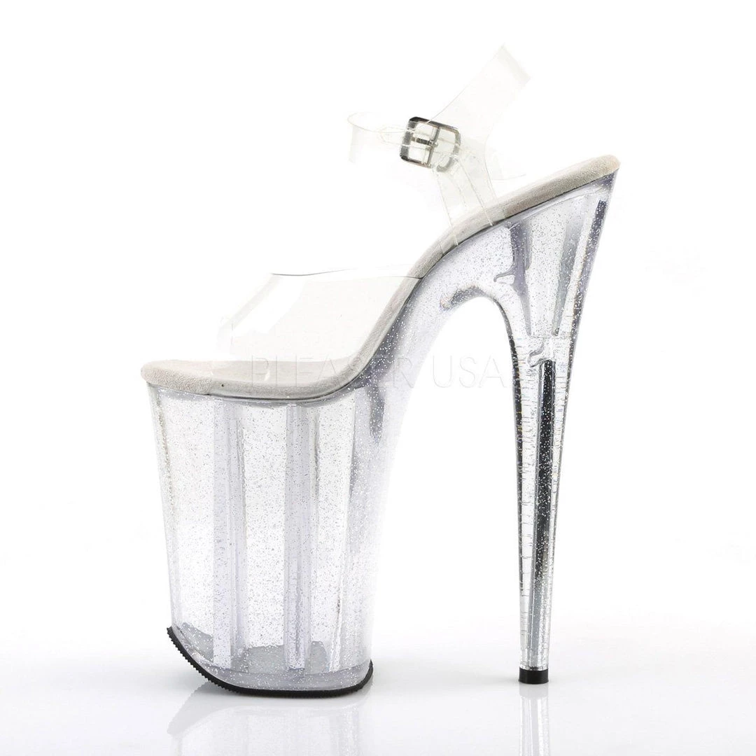 Pleaser Shoes INFINITY-908 Clear Platform Sandal 5 Pleaser Shoes INFINITY-908 Clear Platform Sandal