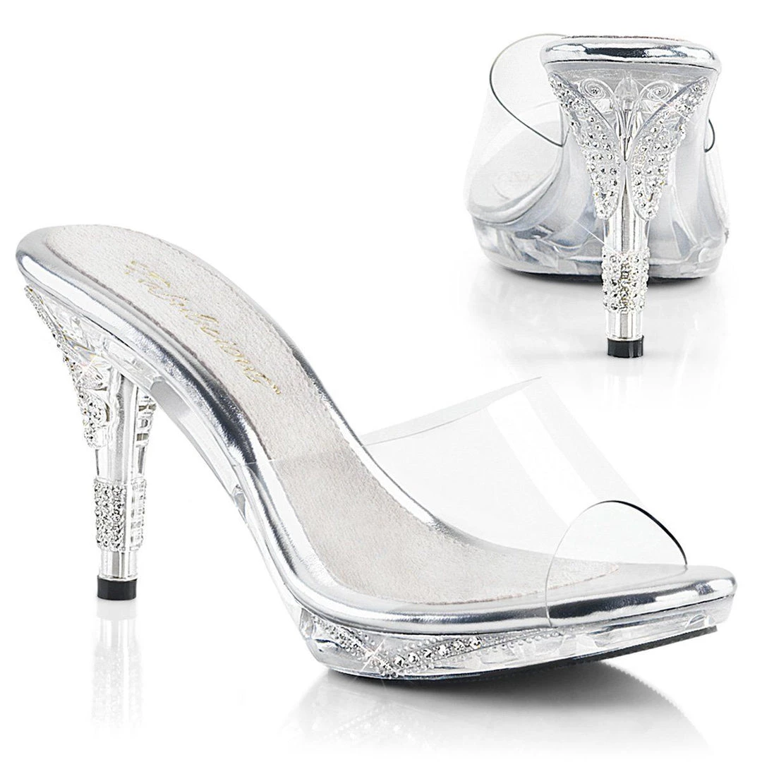 Fabulicious Shoes IRIS-401 Clear/Clear 8 Fabulicious Shoes IRIS-401 Clear/Clear
