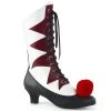 Funtasma IT-120 White-Burgundy Pu Boots