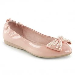 Pin Up Couture IVY-09 Baby Pink Patent Shoes