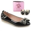 Pin Up Couture Shoes IVY-09 Black Patent