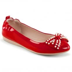 Pin Up Couture Shoes IVY-09 Red Patent