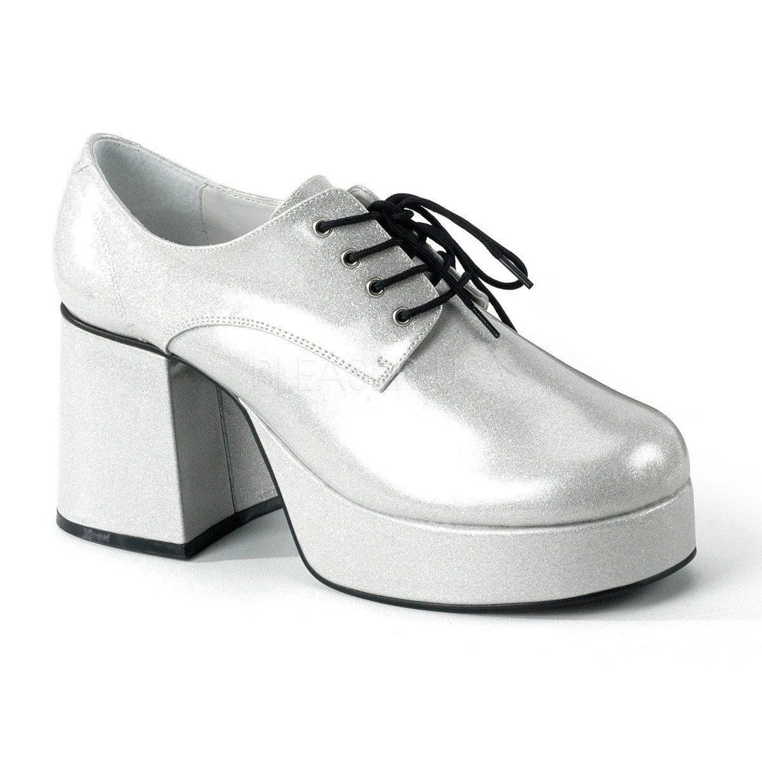 Funtasma Shoes JAZZ-02G Pearlized Silver Glitter 8 Funtasma Shoes JAZZ-02G Pearlized Silver Glitter