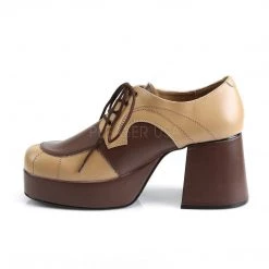 Funtasma JAZZ-06 Tan-Brown Pu