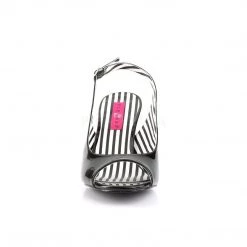 Pleaser Pink Label Shoes JENNA-02 Black Patent