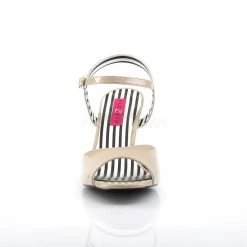 Pleaser Pink Label JENNA-09 Cream Patent