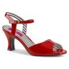 Pleaser Pink Label JENNA-09 Red Patent Shoes 1 Pleaser Pink Label JENNA-09 Red Patent Shoes