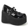 Demonia KERA-08 Black Patent Mary Janes Shoes