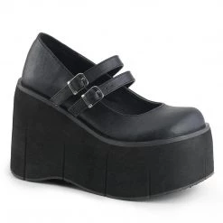 Demonia KERA-08 Black Vegan Leather Mary Janes 13 Demonia KERA-08 Black Vegan Leather Mary Janes