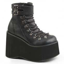 Demonia Boots KERA-21 Black Vegan Leather Ankle Boot