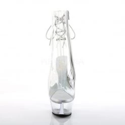 Pleaser KISS-1018C Clear Ankle Boot Boots