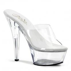 Pleaser New Arrivals KISS-201 Clear Platform Sandal