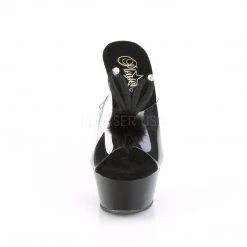 Pleaser KISS-201BUNNY Clear/Black Slide