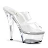 Pleaser KISS-202 Clear Platform Sandal New Arrivals