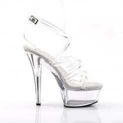 Pleaser KISS-206 Clear Platform Sandal Shoes