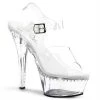 Pleaser KISS-208LS Clear Platform Sandal