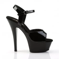 Pleaser KISS-209 Black Patent Platform Sandal