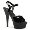 Pleaser KISS-209VL Black Patent Platform Sandal Shoes